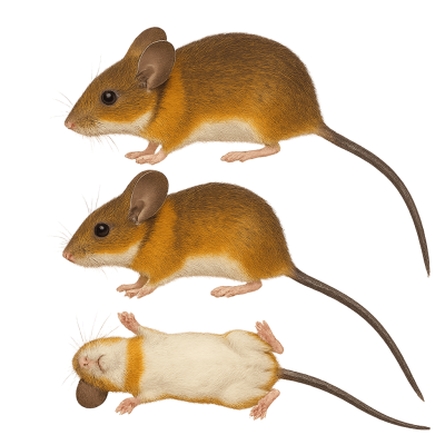 Halsbåndmus Apodemus flavicollis